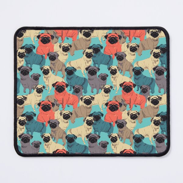 Item preview, colorful pugs designed and sold by jk3design.