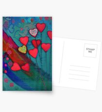 Hearts in the wind Postcards
