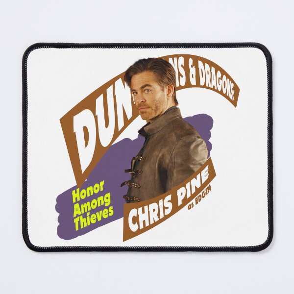 Item preview, Dungeons & Dragons: Honor Among Thieves Chris Pine as Edgin fan works graphic design by ironpaette designed and sold by ironpalette.