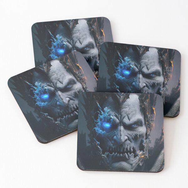 Item preview, Zombie lich man portrait designed and sold by RK - Shop.