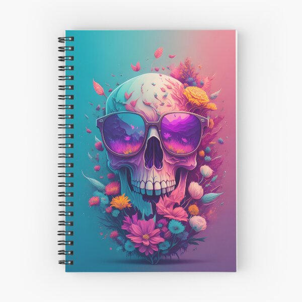 Item preview,  Floral Skull With Sunglasses designed and sold by MudbloodStore.