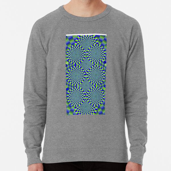 Optical Illusion, visual illusion Lightweight Sweatshirt