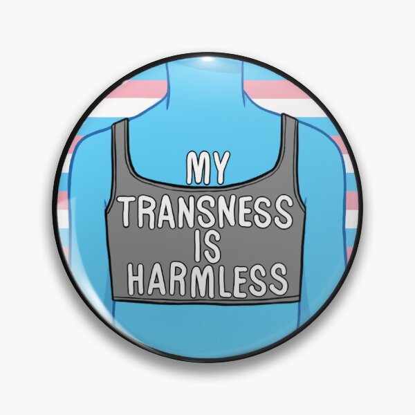 Artikelvorschau, meine transness ist harmlos (blau mit bindemittel) entworfen und verkauft von Lytranthropy.