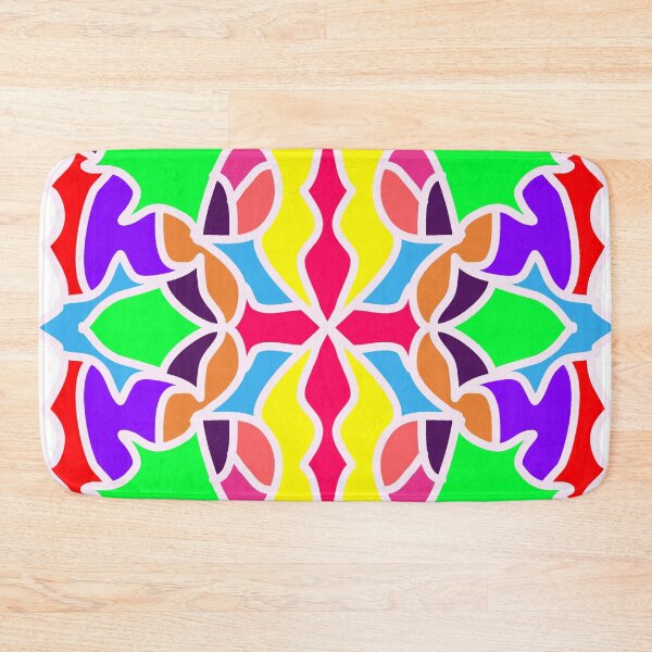 Item preview, Neon Stained Glass Cross designed and sold by Vanessa Hogle.