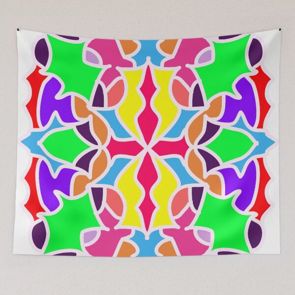 Item preview, Neon Stained Glass Cross designed and sold by Vanessa Hogle.
