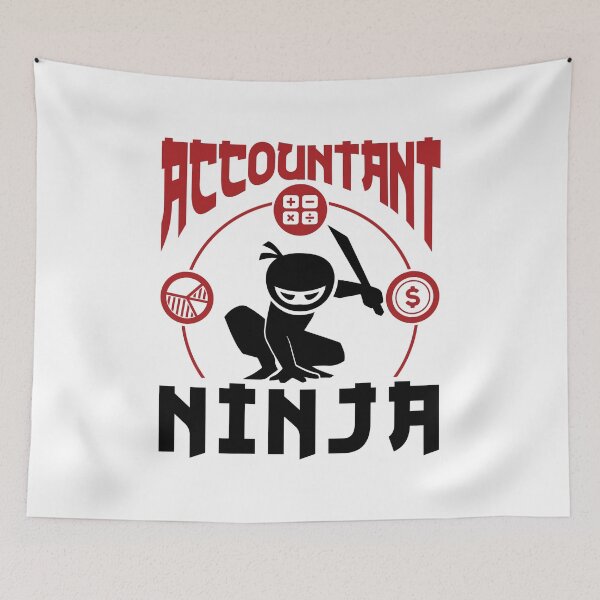 Item preview, Accountant Ninja Cool Accounting CPA designed and sold by jaygo.