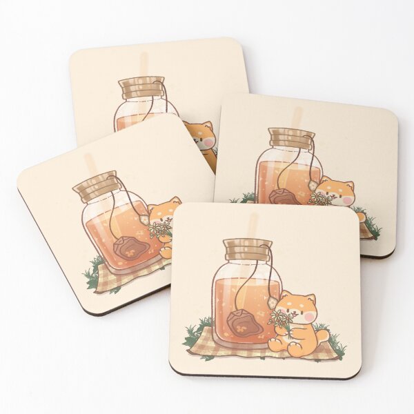 Item preview, Cute Chamomille Shiba Tea designed and sold by Kukookat.