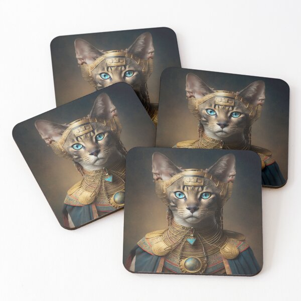 Item preview, Egyptian Cat Portrait designed and sold by Bold-Balance.