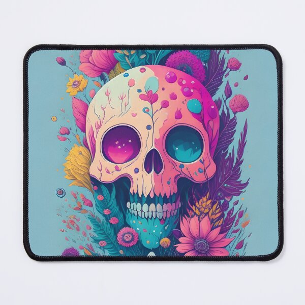 Item preview, Floral Skull Vector designed and sold by MudbloodStore.