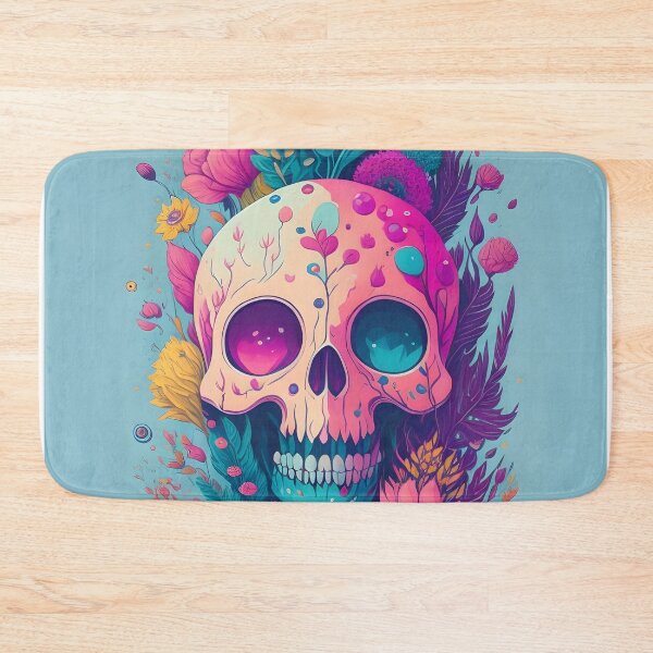 Item preview, Floral Skull Vector designed and sold by MudbloodStore.