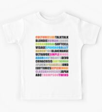 80s new wave music Kids Tee