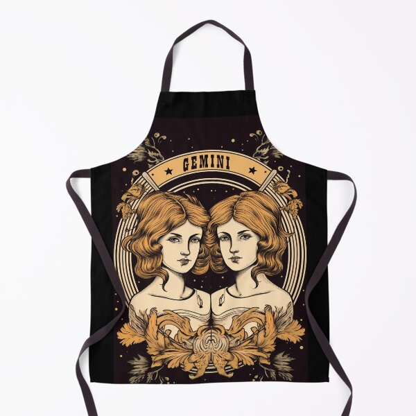 Item preview, Vintage Style Gemini Zodiac Sign Art, Gemini Zodiac Sign Gift, Gemini Art for her and him designed and sold by ADGFX.