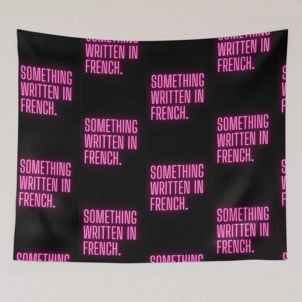 Item preview, Something written. In French. designed and sold by TAROE.