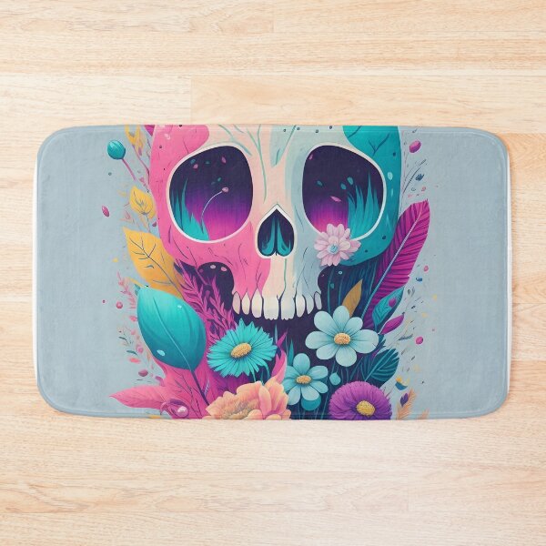 Item preview, Floral Skull Vector designed and sold by MudbloodStore.