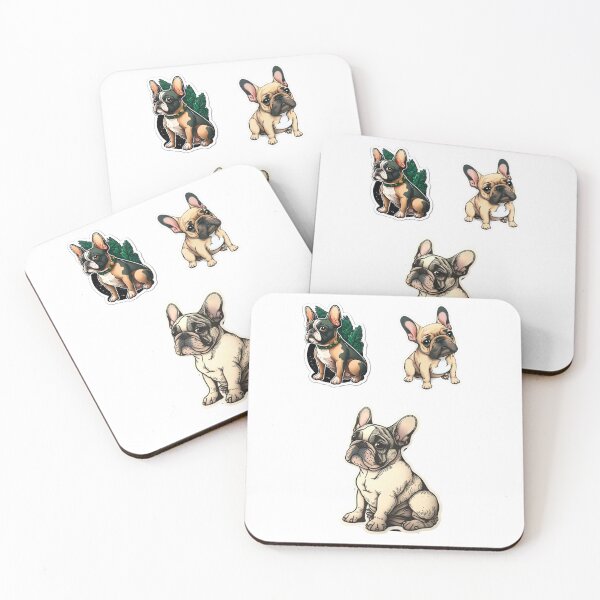 Artikelvorschau, Frenchie Sticker Pack entworfen und verkauft von Hidden  Hue.