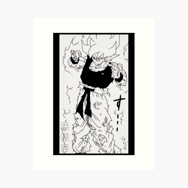 Dragon Ball Super Shonen Anime Kakarot Manga Panel Art B&W Canvas sold by  DanieCunha | SKU 40883863 | Printerval