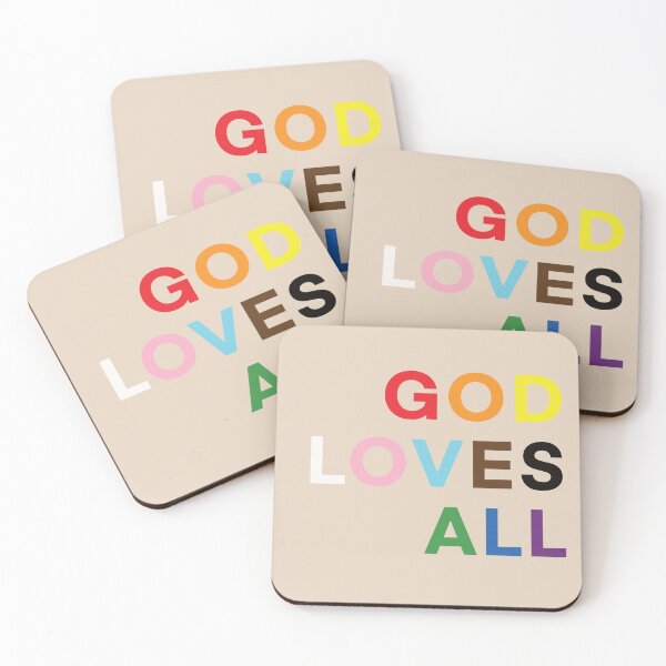 Artikelvorschau, Gott liebt alle, LGBTQ+ entworfen und verkauft von snw-designs.