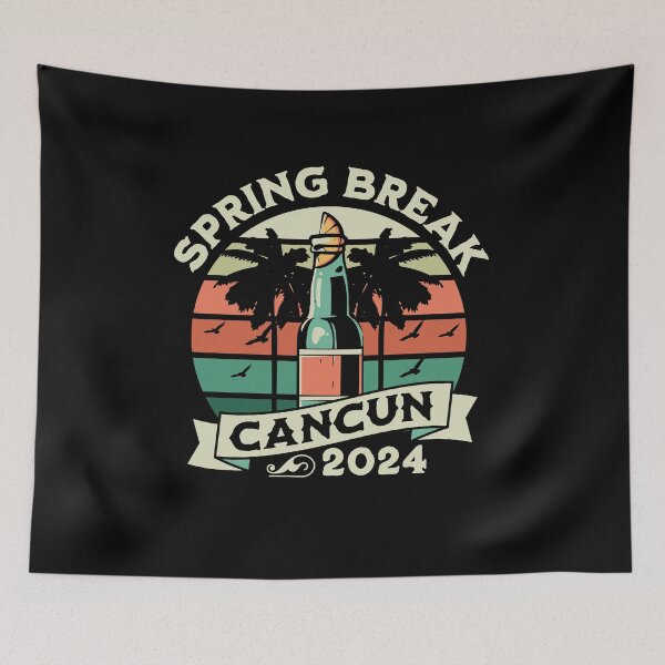 Item preview, Beach Vintage Spring Break Cancun designed and sold by PlayfulPrint.