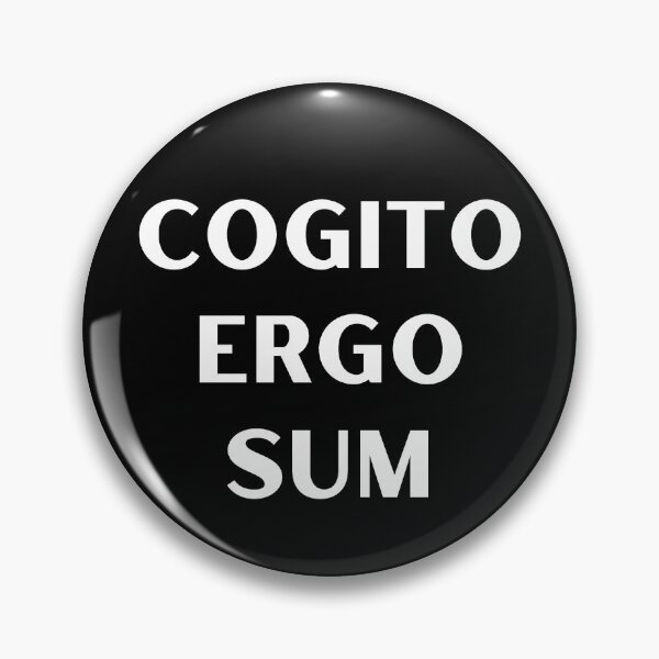 Item preview, Cogito Ergo Sum - I Think Therefore I Am - Descartes Philosophy Quote designed and sold by Sophie’s Tees.