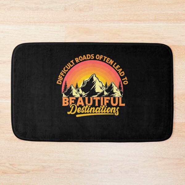 Item preview, Difficult roads often lead to beautiful destinations  designed and sold by VintageRealm.