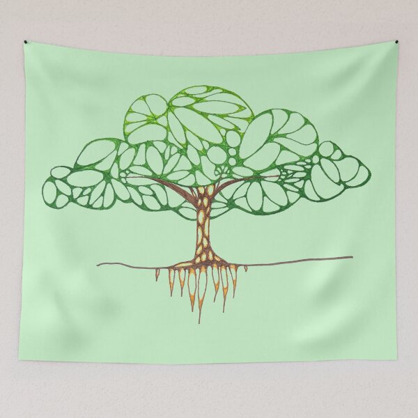 Item preview, Three Green Tree designed and sold by NattyKatJack Originals.