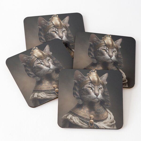 Item preview, Egyptian Cat Portrait designed and sold by Bold-Balance.