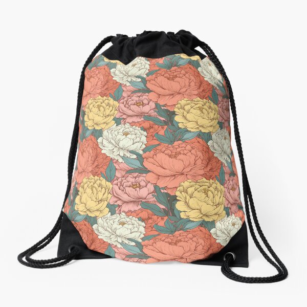 Aperçu de l'œuvre Pivoines, Champ de fleurs Printemps créée et vendue par Design Depot.