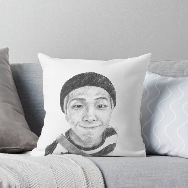 Item preview, Namjoon RM BTS fanart kpop portrait realistic pencil designed and sold by Krasiaart.