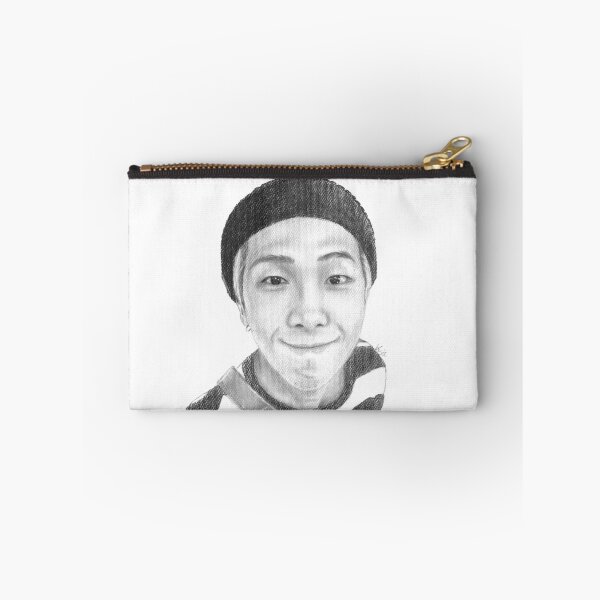 Item preview, Namjoon RM BTS fanart kpop portrait realistic pencil designed and sold by Krasiaart.