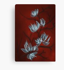 Magnolia flowers Canvas Print