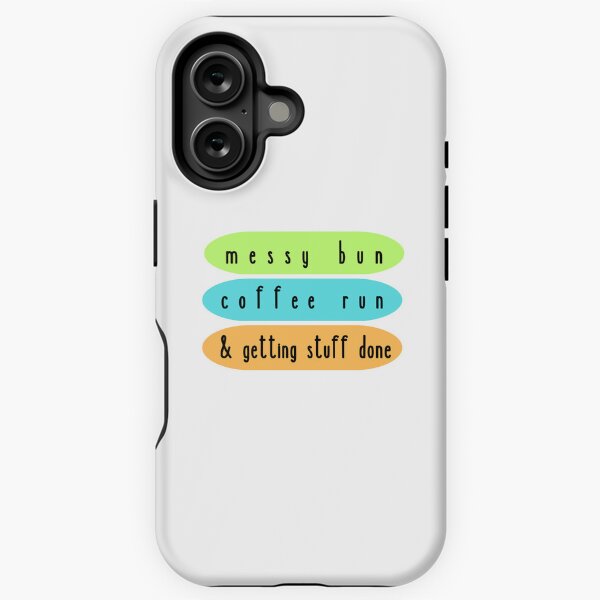 Vista previa del artículo con la obra «Bollo desordenado, carrera de café y hacer cosas (v 3)», diseñado y vendido por jechaiyells.