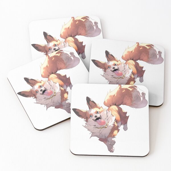 Item preview, Corgi-Fox Cuddles: designed and sold by WhimsyWear-Fun.