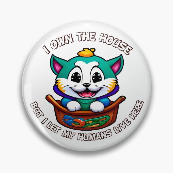 Aperçu de l'œuvre Le chat est propriétaire de la maison créée et vendue par BitplaneDesigns.