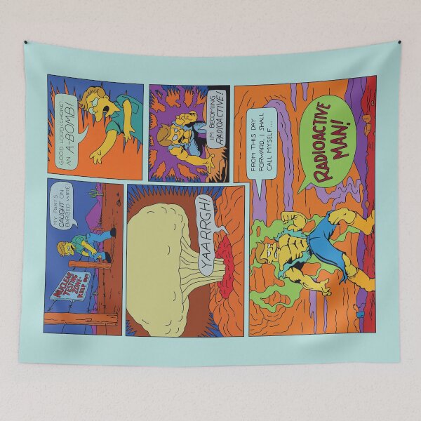 Item preview, Radioactive Man Origin Story Comic Page designed and sold by REALsaintpetty.