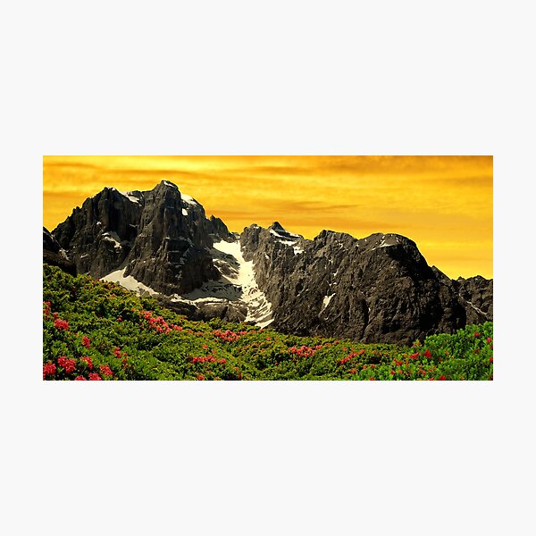 Item preview,  Dolemite Mountains, italy wall art,Mountain wall decor, Large Mountain Wall Art Mountain Metal Wall Art,Nature Mountain designed and sold by eyesight4vision.