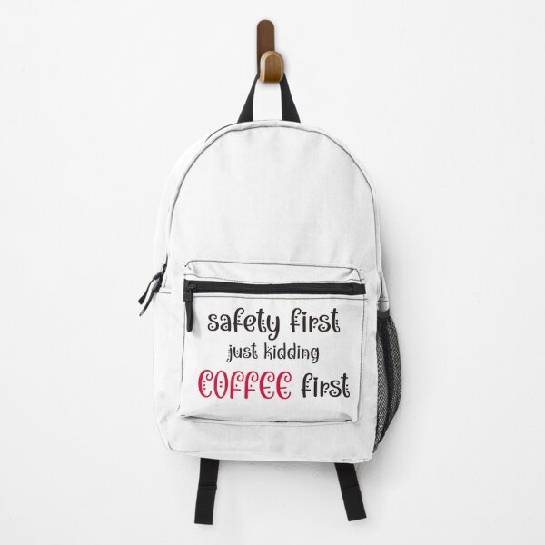 Item preview, Safety first just kidding coffee first designed and sold by EmeraldeaArt.