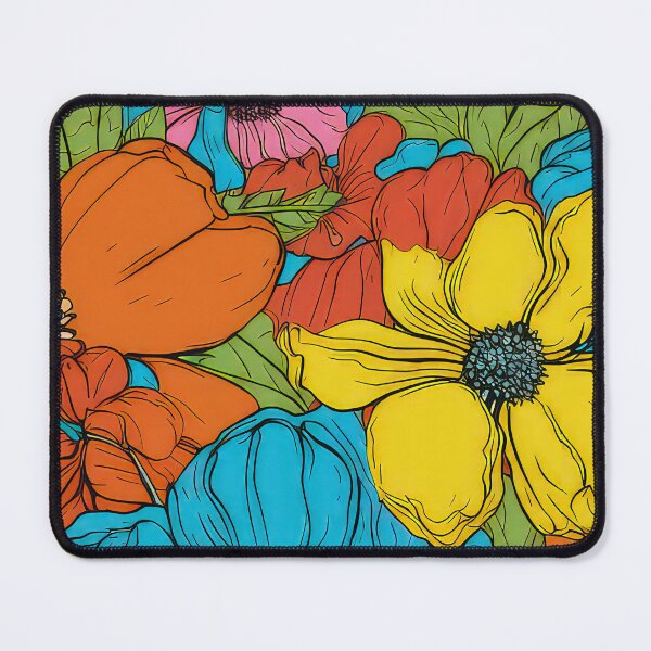 Item preview, Andy warhol style flowers designed and sold by Pixel Playground.