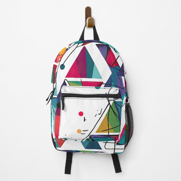 Item preview, Artistic Geometric Triangle Fusion, Striking Overlapping Triangles, Abstract Geometric Design designed and sold by retrotshirtsai.