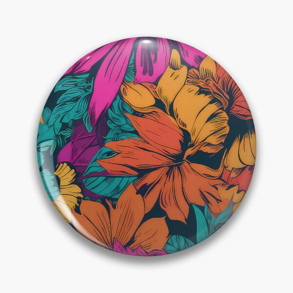 Item preview, Andy Warhol style flowers designed and sold by Pixel  Playground.