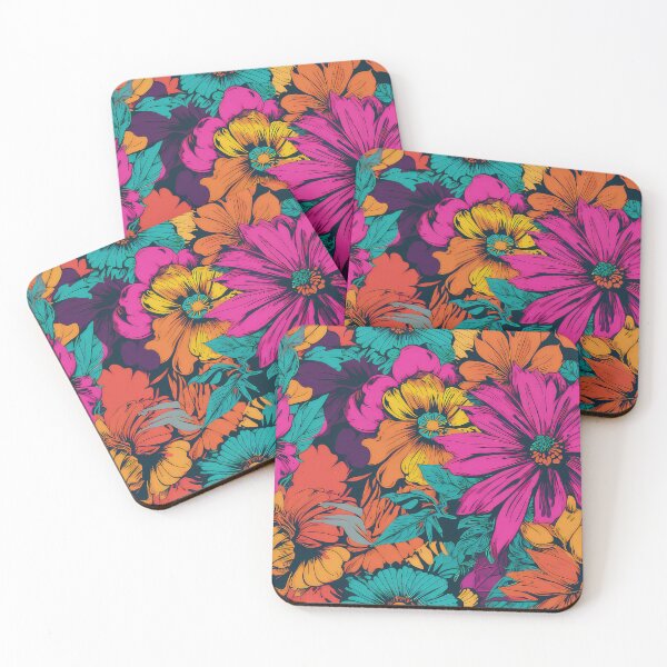 Item preview, Andy Warhol style flowers designed and sold by Pixel  Playground.