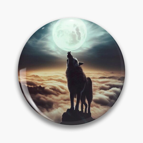 Item preview, Wolf Howling at the Full Moon designed and sold by Rag-Dog.