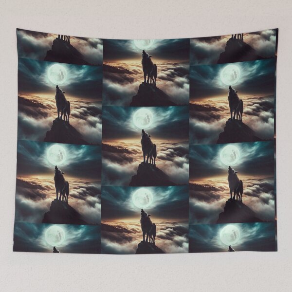Item preview, Wolf Howling at the Full Moon designed and sold by Rag-Dog.
