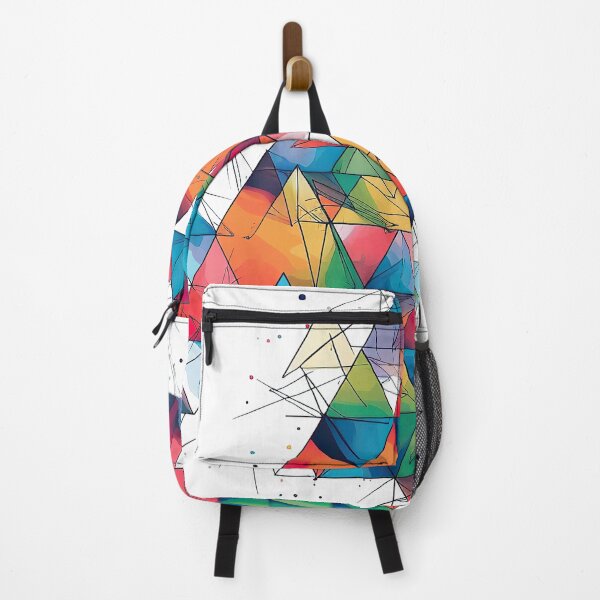 Item preview, Artistic Geometric Triangle Fusion, Striking Overlapping Triangles, Abstract Geometric Design designed and sold by retrotshirtsai.