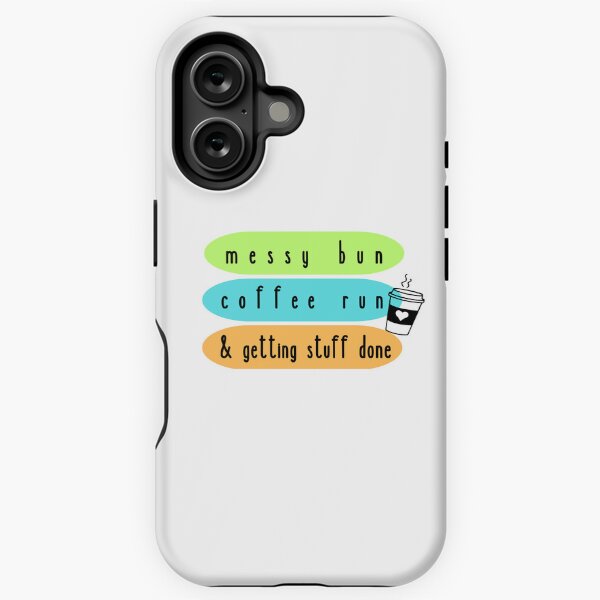 Vista previa del artículo con la obra «Bollo desordenado, carrera de café y hacer cosas (v 4)», diseñado y vendido por jechaiyells.