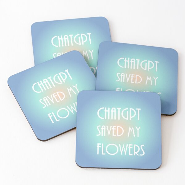 Item preview, ChatGPT Saved My Apricot  Flowers designed and sold by TechsQuickArt.