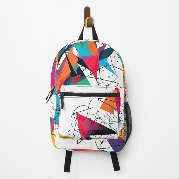Item preview, Artistic Geometric Triangle Fusion, Striking Overlapping Triangles, Abstract Geometric Design designed and sold by retrotshirtsai.