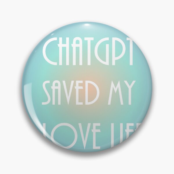 Item preview, AI and ChatGPT is my Hear for Dark Pastel Blue  love life designed and sold by TechsQuickArt.