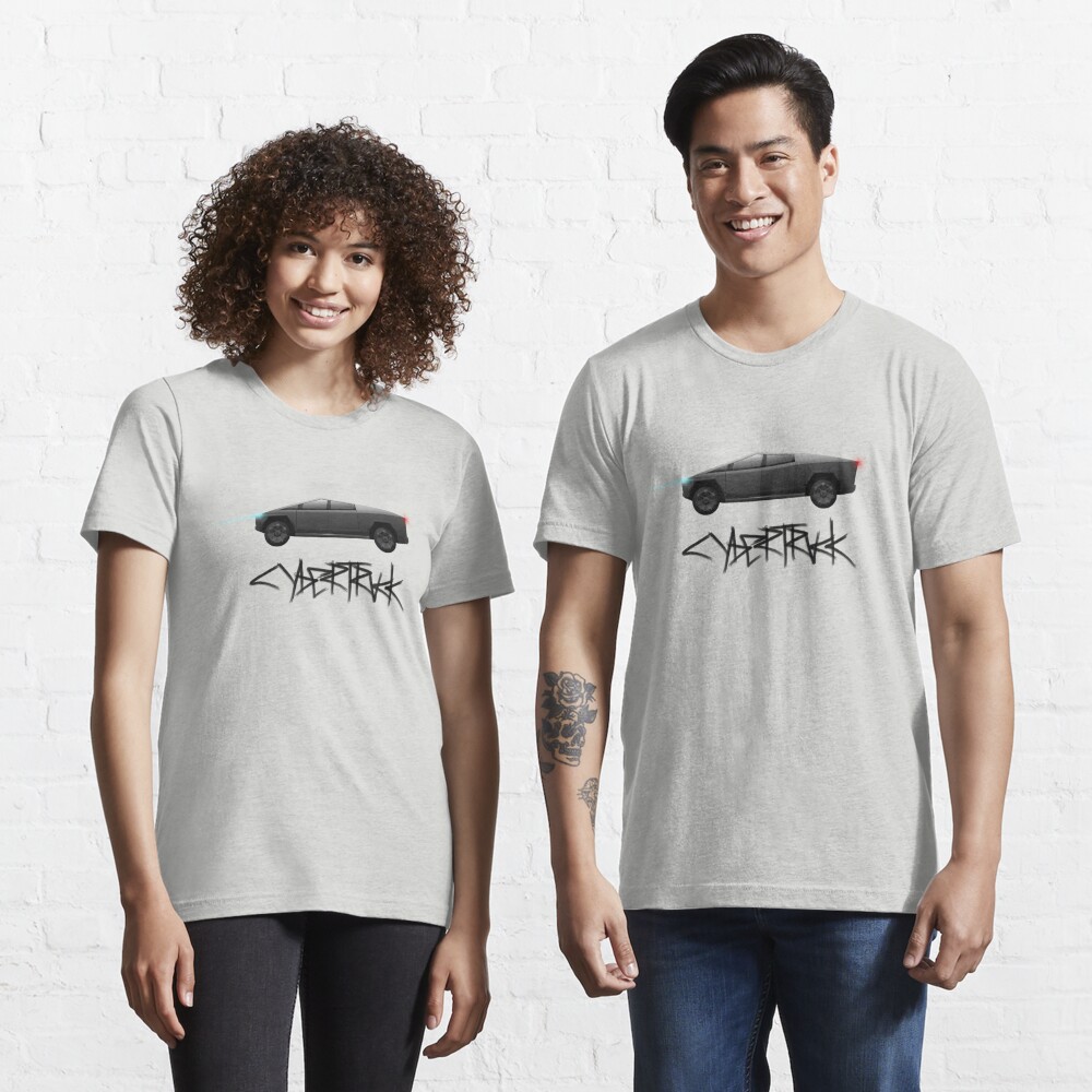 Discover Cybertruck Cybertrukk With Paintbrush Lettering | Essential T-Shirt 