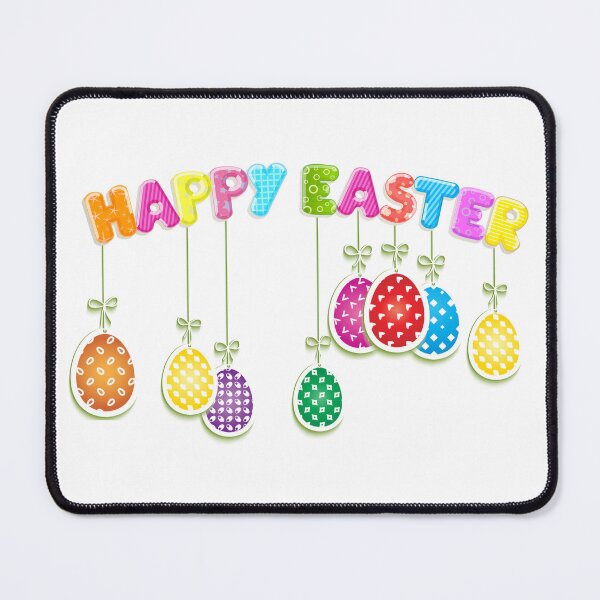 Item preview, Happy Easter with Colorful eggs designed and sold by Artista-shop.