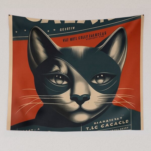 Item preview, noir vintage black cat designed and sold by chicagocat80s.